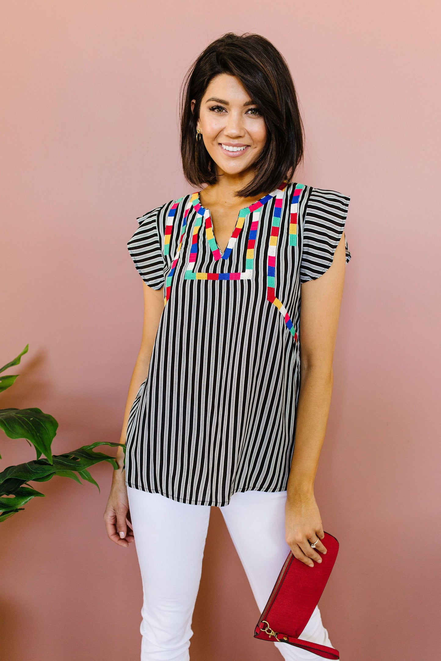 Striped Fiesta Blouse