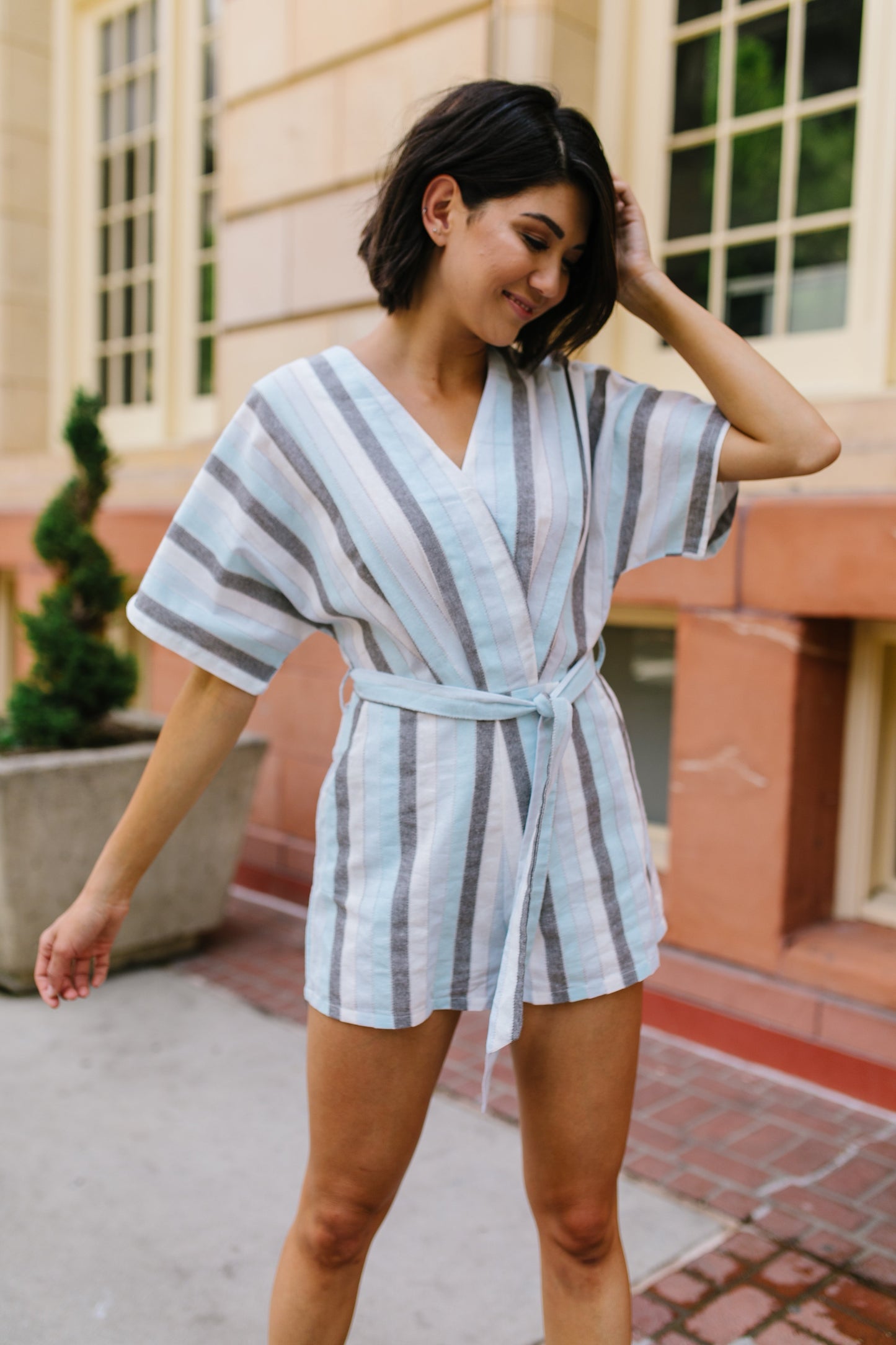 Striped Serendipity Romper