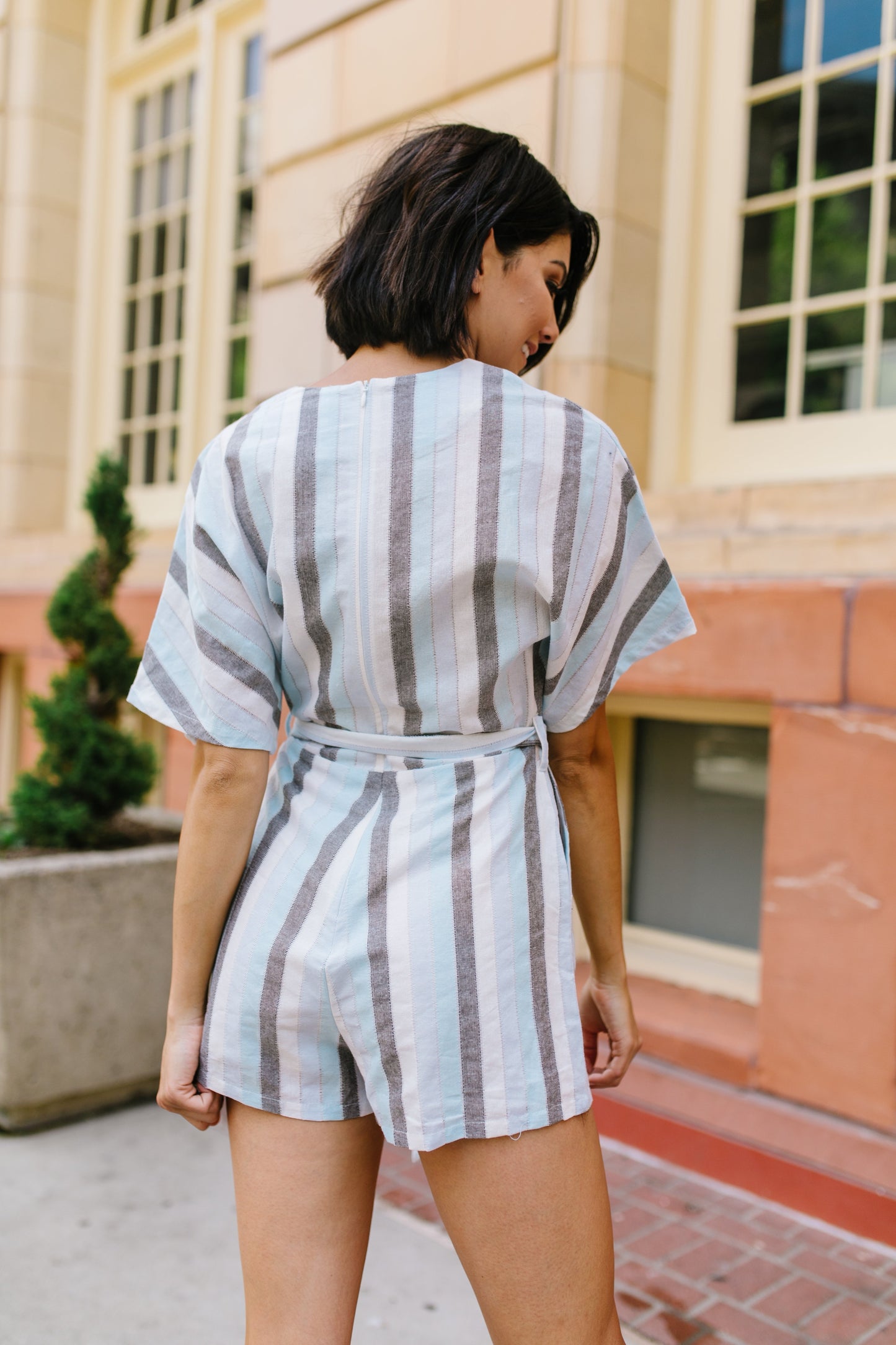 Striped Serendipity Romper