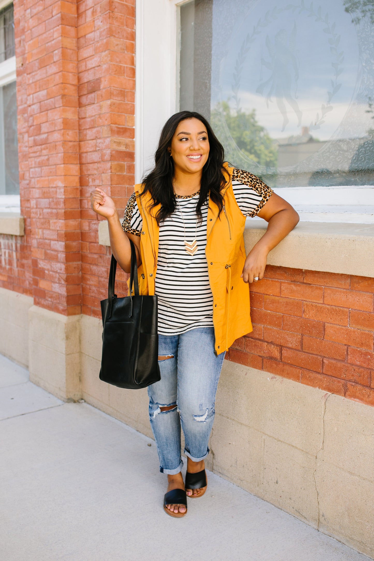 Stripes + Spots Tee