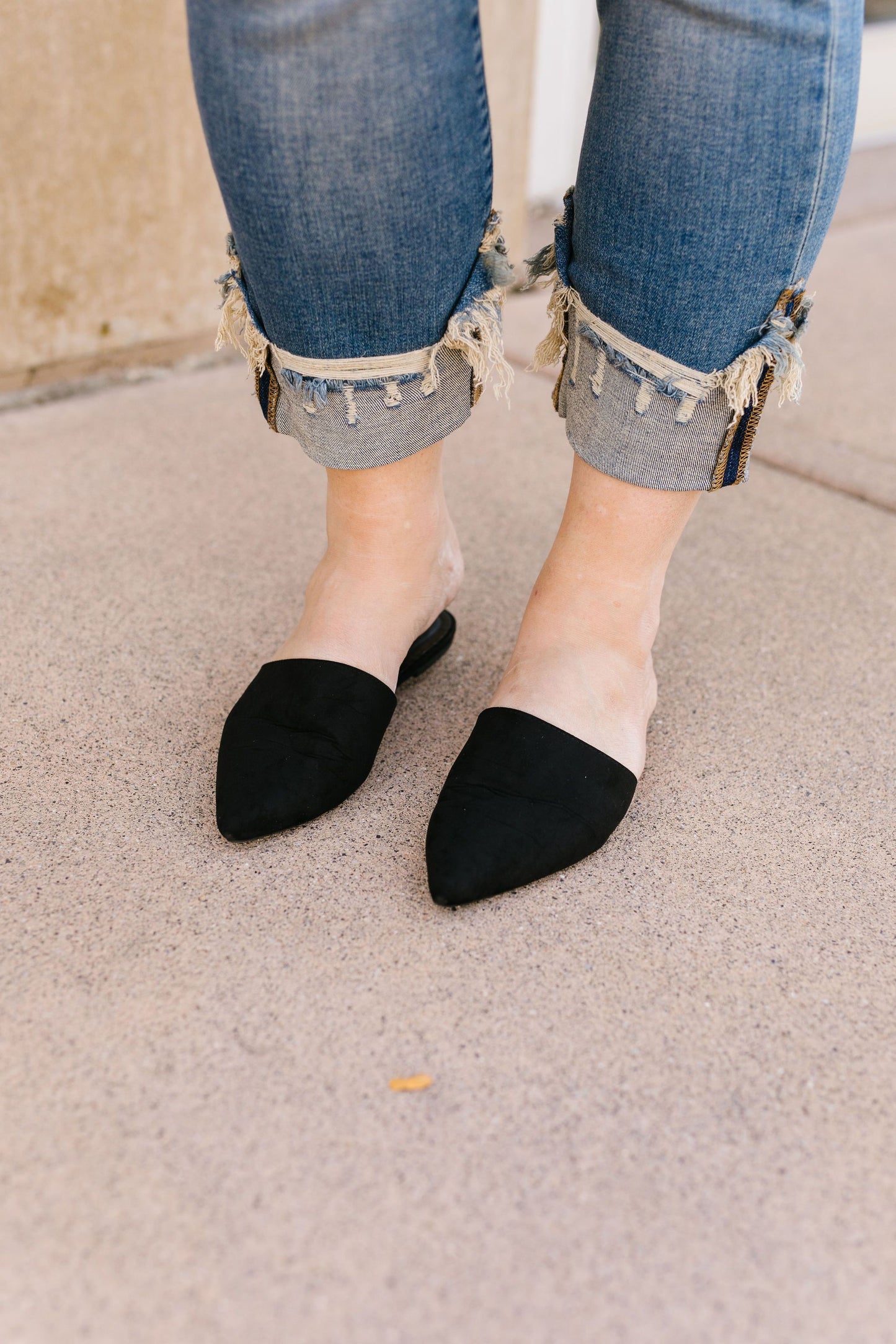 Suede In The Shade Mules