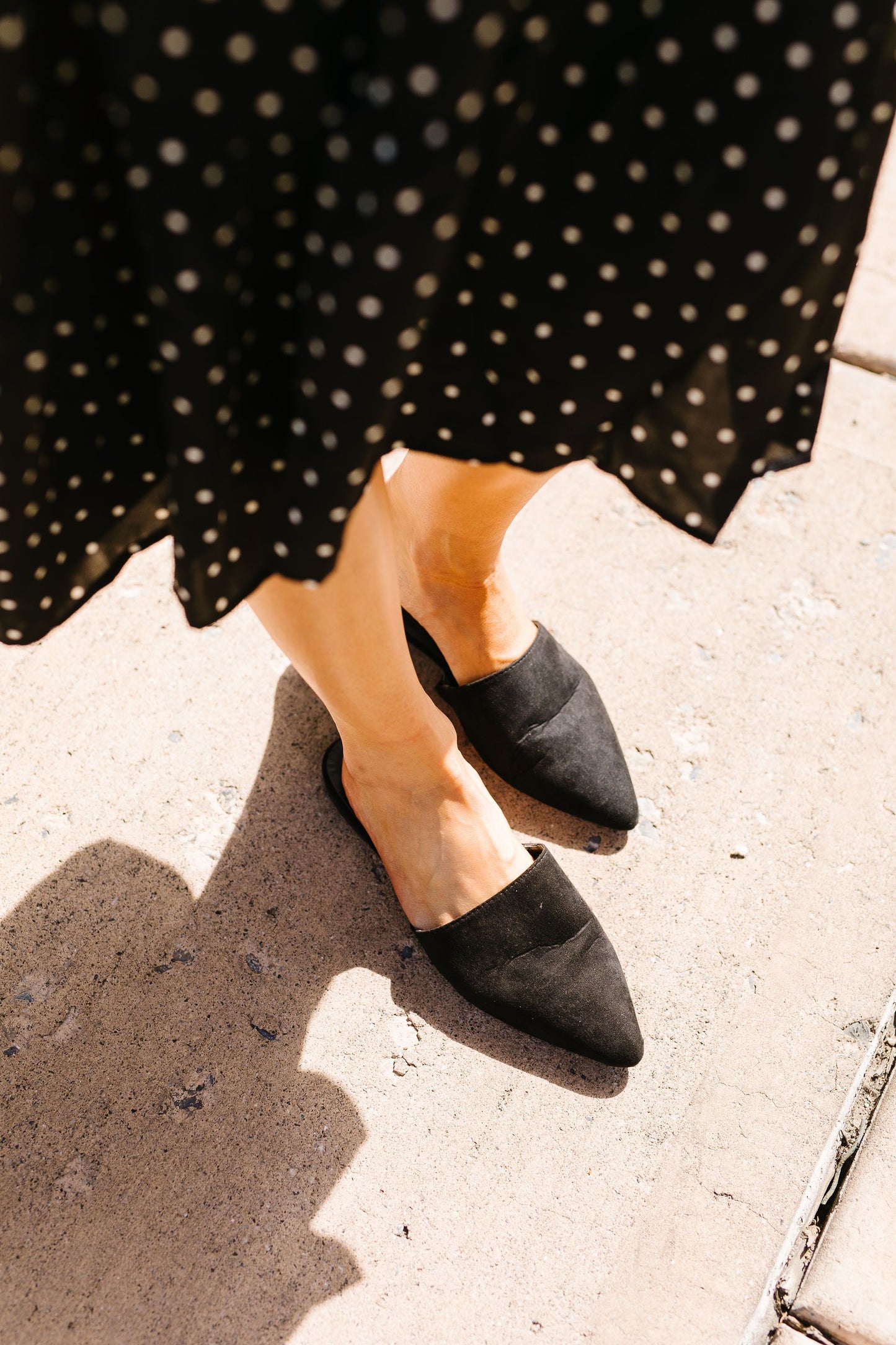 Suede In The Shade Mules