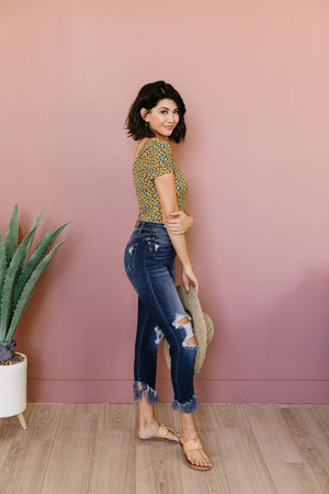 Sultry Spotted Bodysuit In Honey