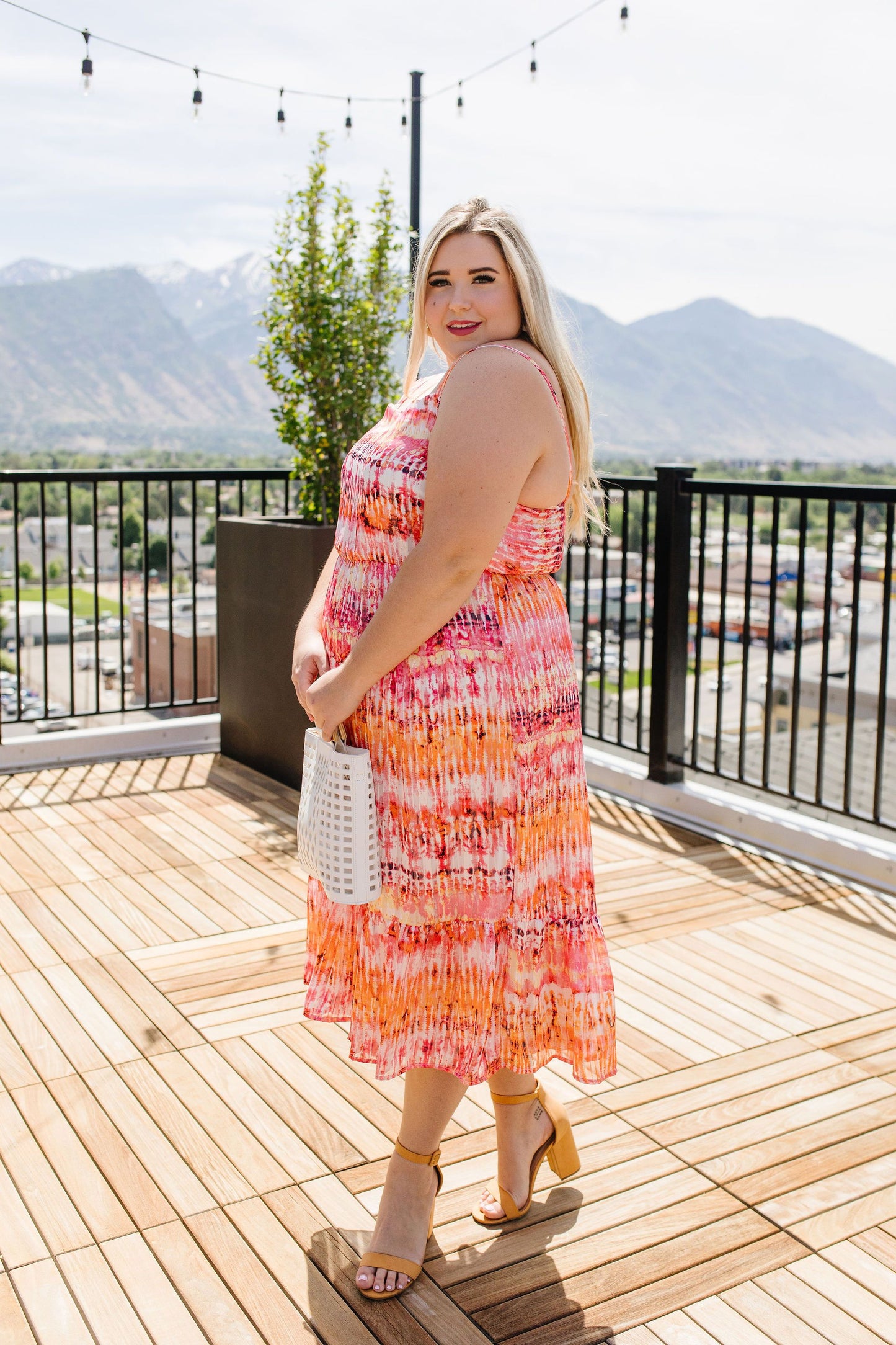 Sumptuous Coral Sundress