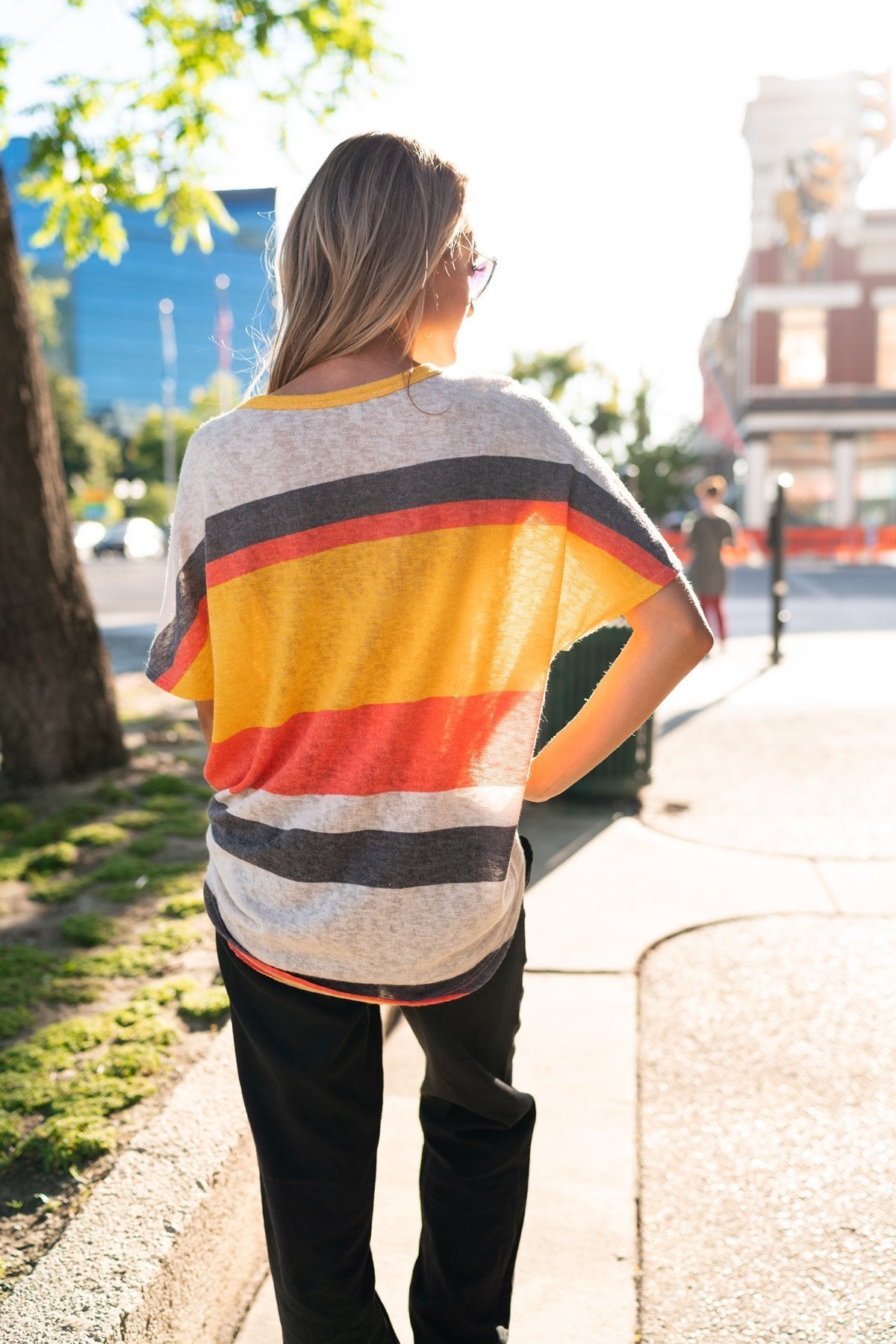 Sunset Stripes Top