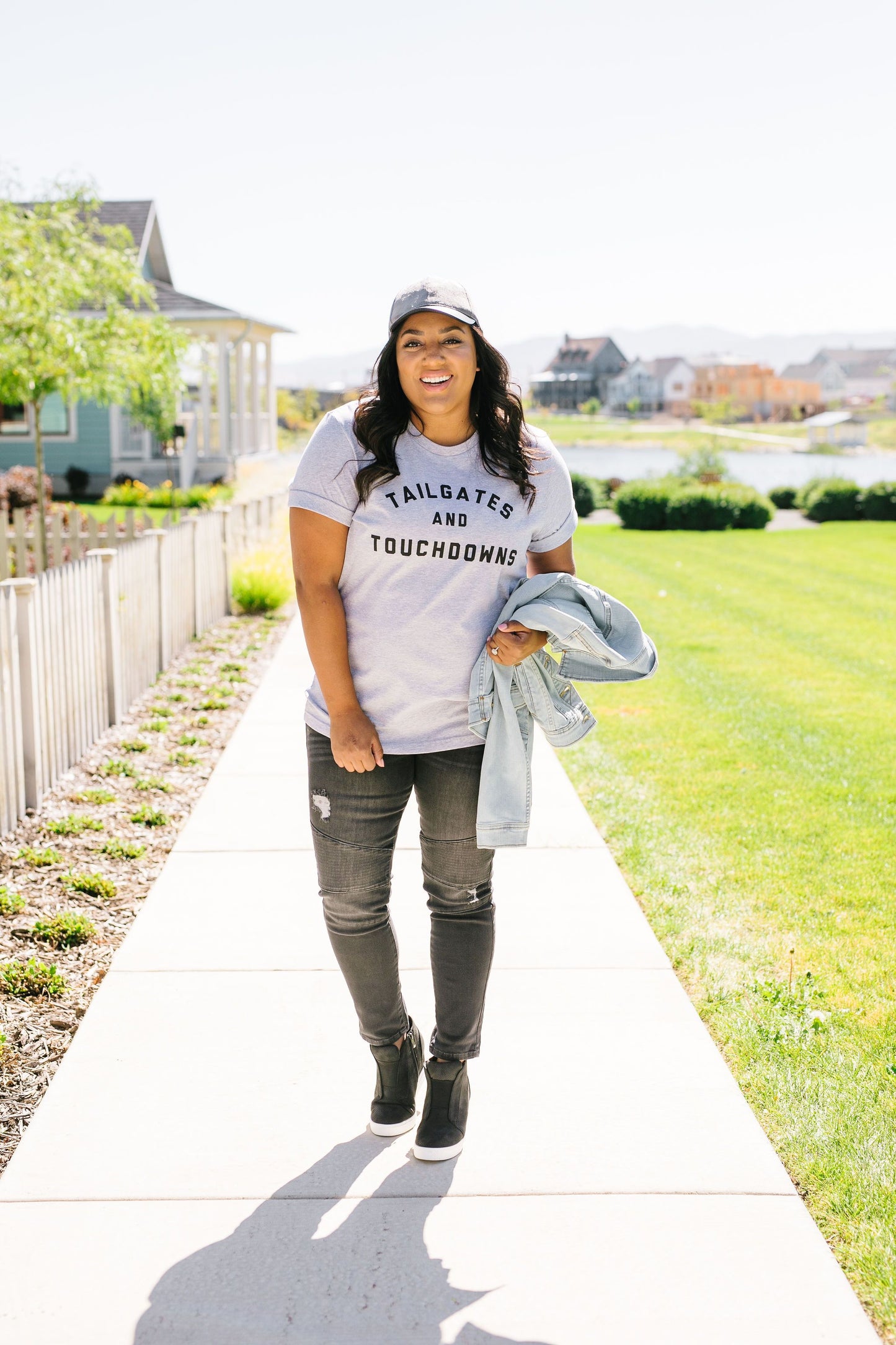 Tailgates And Touchdowns Graphic Tee