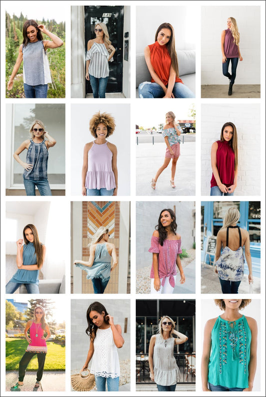 Summer In January Tank Top Grab Bag - 3 Items - ALL SALES FINAL