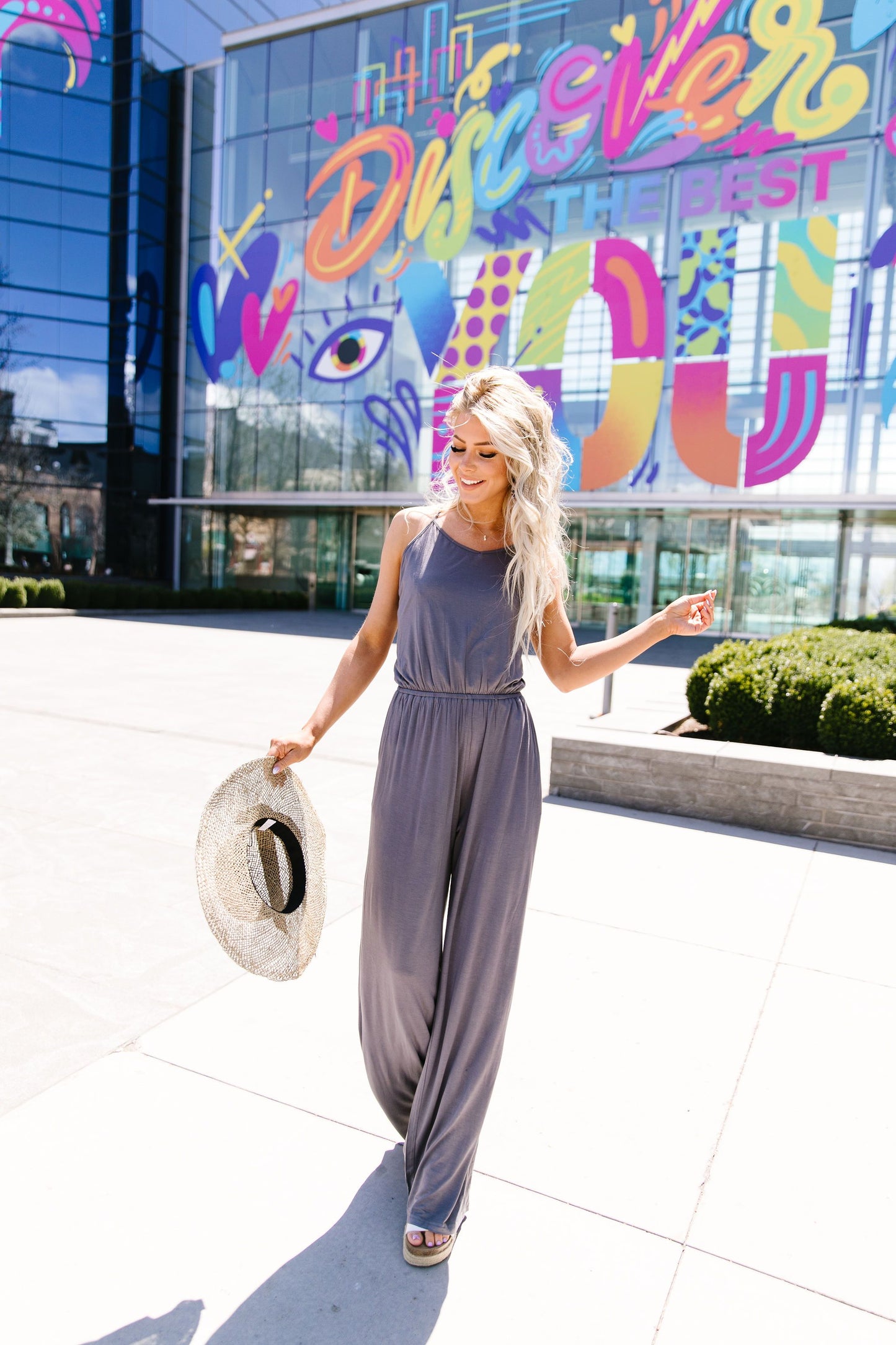 The Every Girl Jumpsuit In Charcoal
