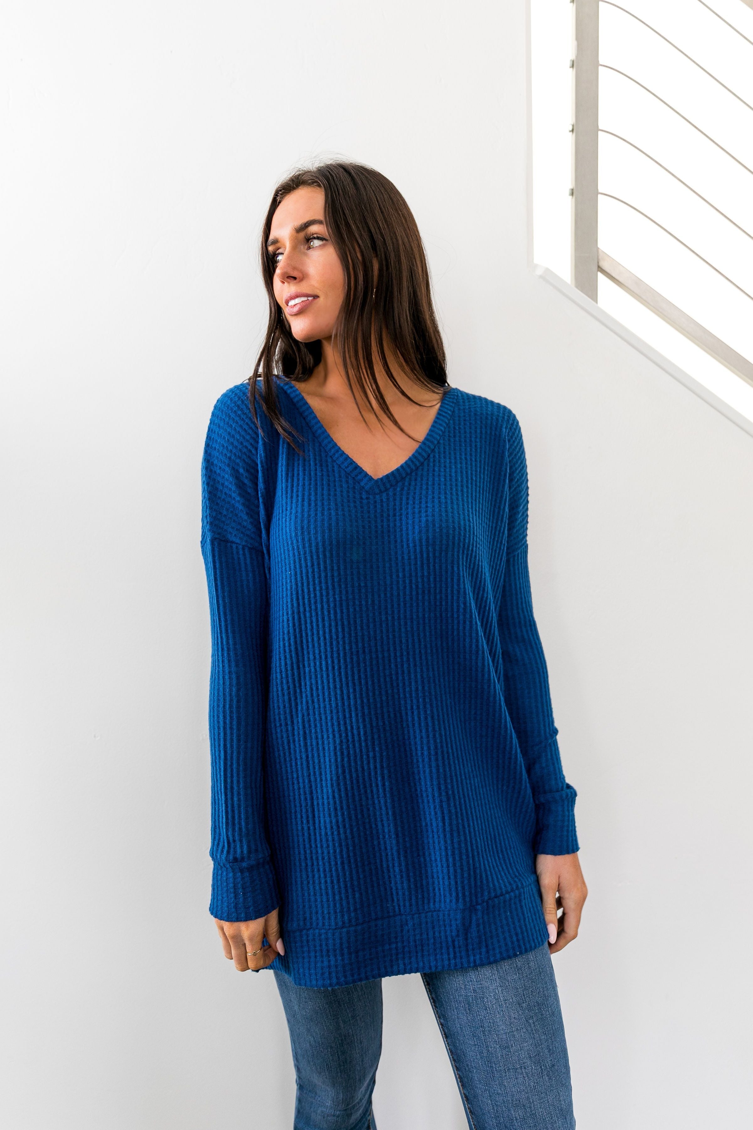 Thermal Tunic In Sapphire