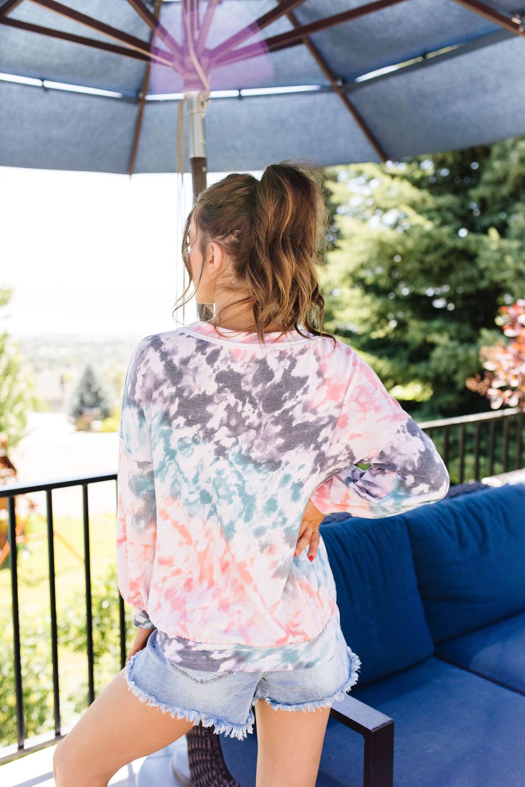 Tie Dyed & Gone To Heaven Pullover