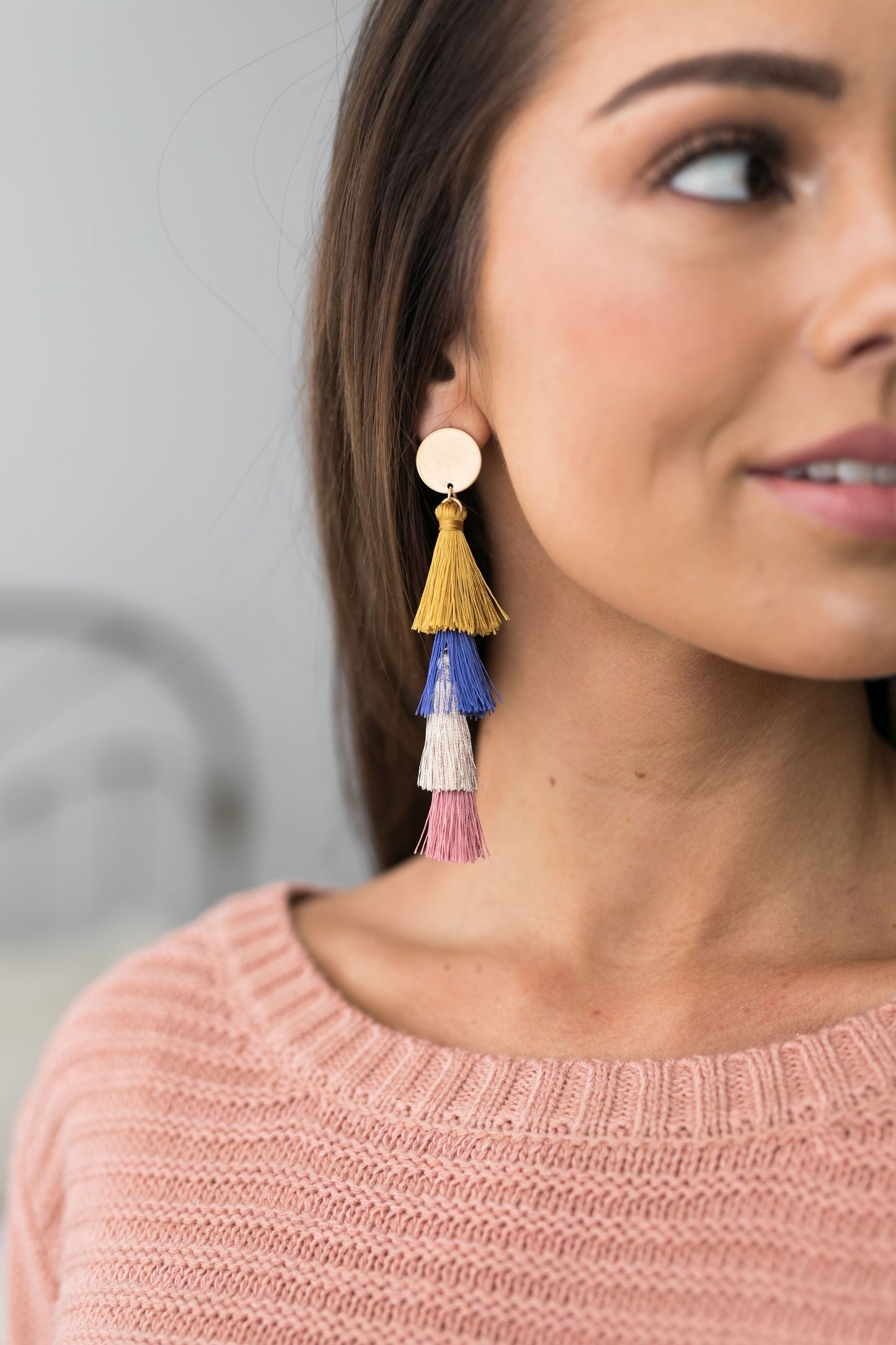 Tiers Of Tassels Earrings