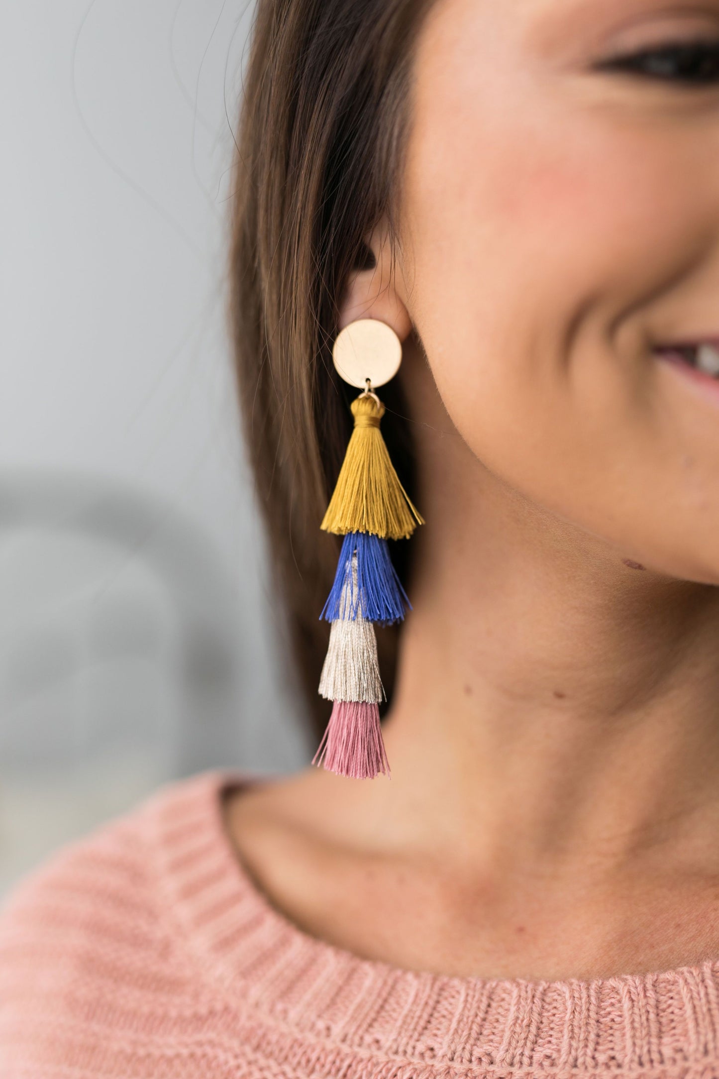 Tiers Of Tassels Earrings