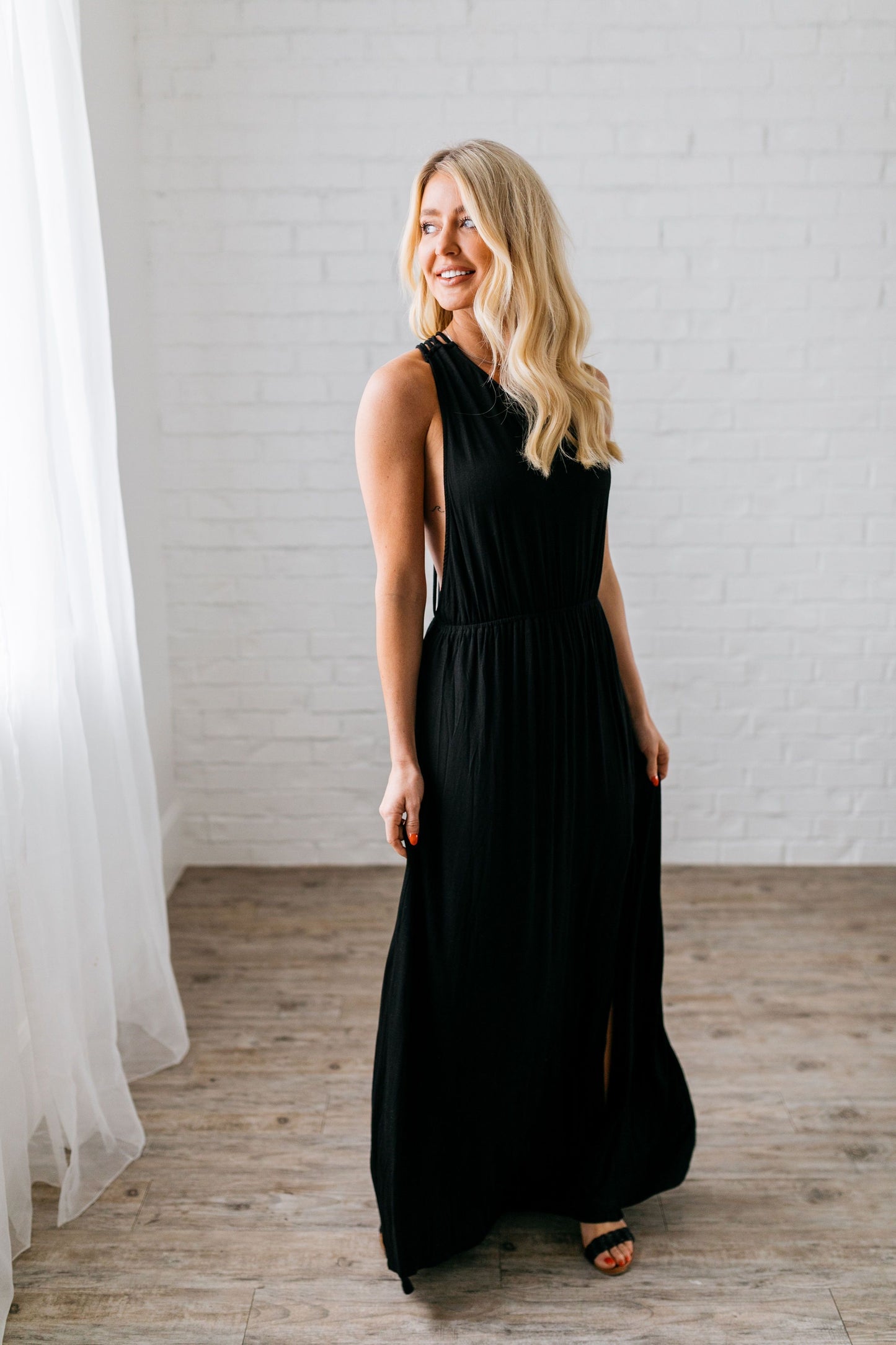 Topaz Bay Maxi In Black