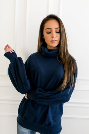Tried And True Cowl Neck Top - ALL SALES FINAL