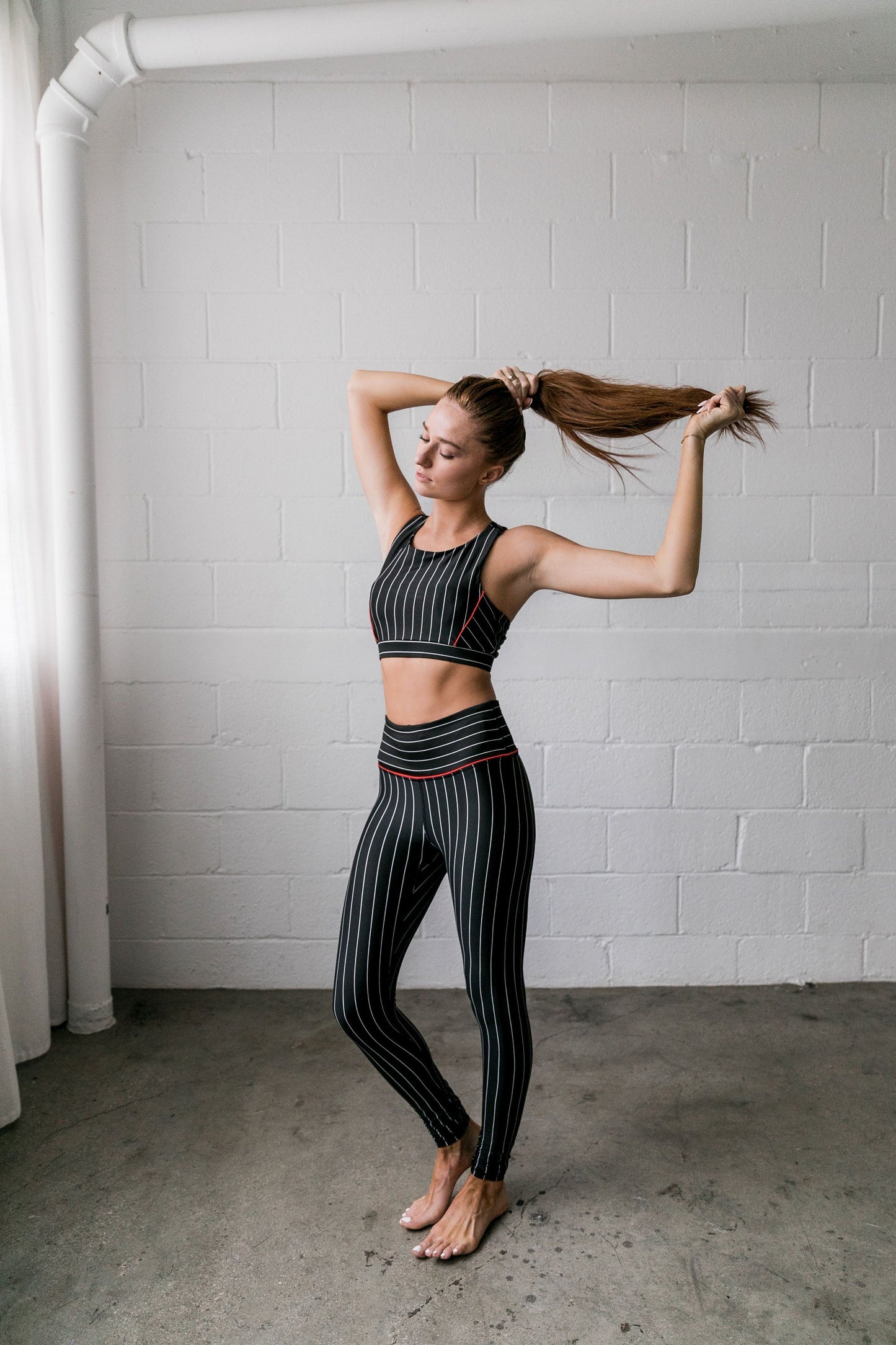 True Stripes Athletic Leggings - ALL SALES FINAL