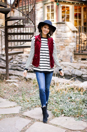 Twice The Stripes Sweater