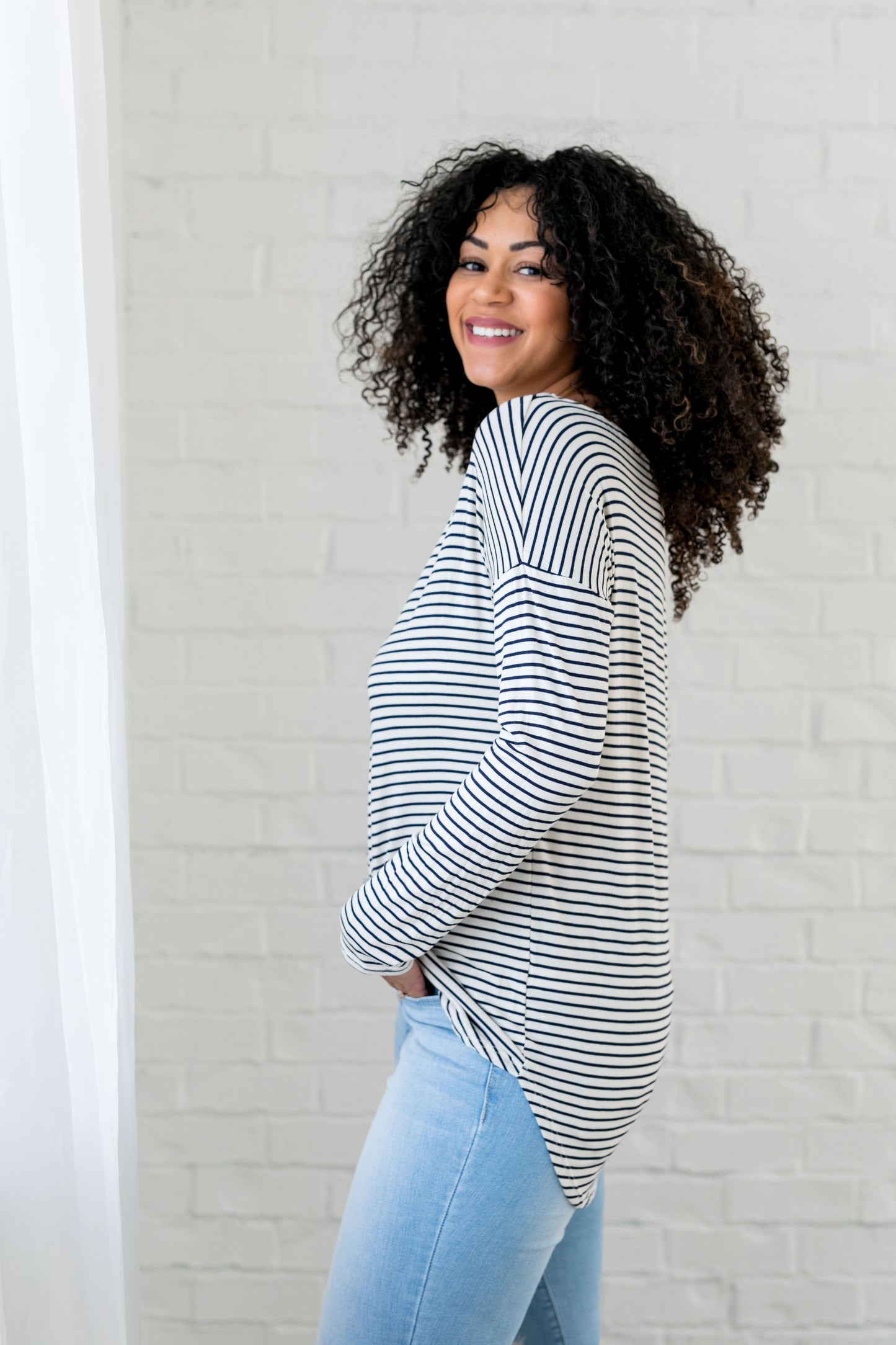 Wear It Your Way Striped Top - ALL SALES FINAL