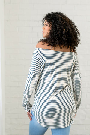 Wear It Your Way Striped Top - ALL SALES FINAL