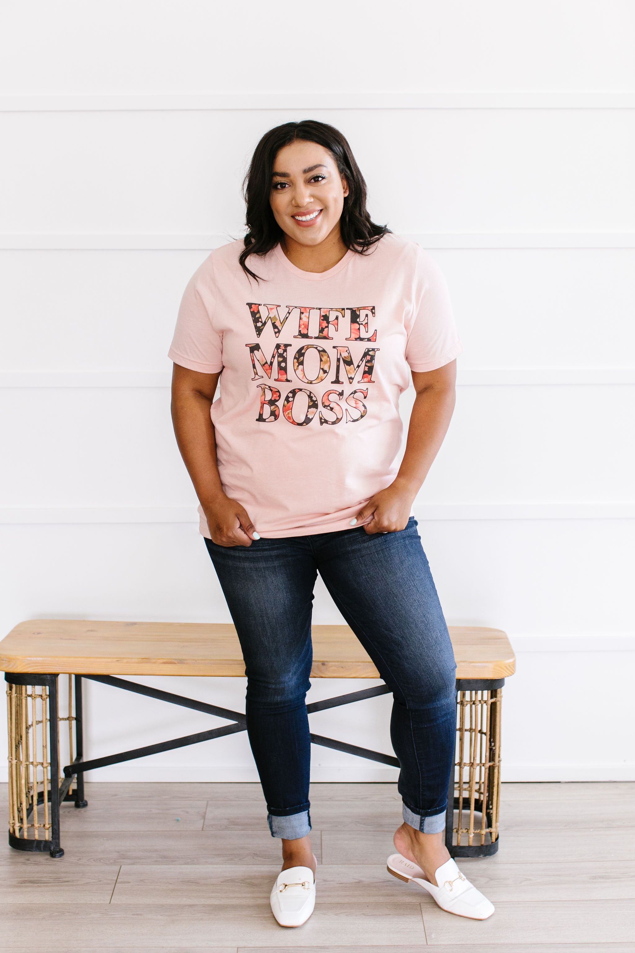 Wife Mom Boss Graphic Tee