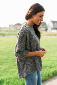Winthrop Sweater in Charcoal