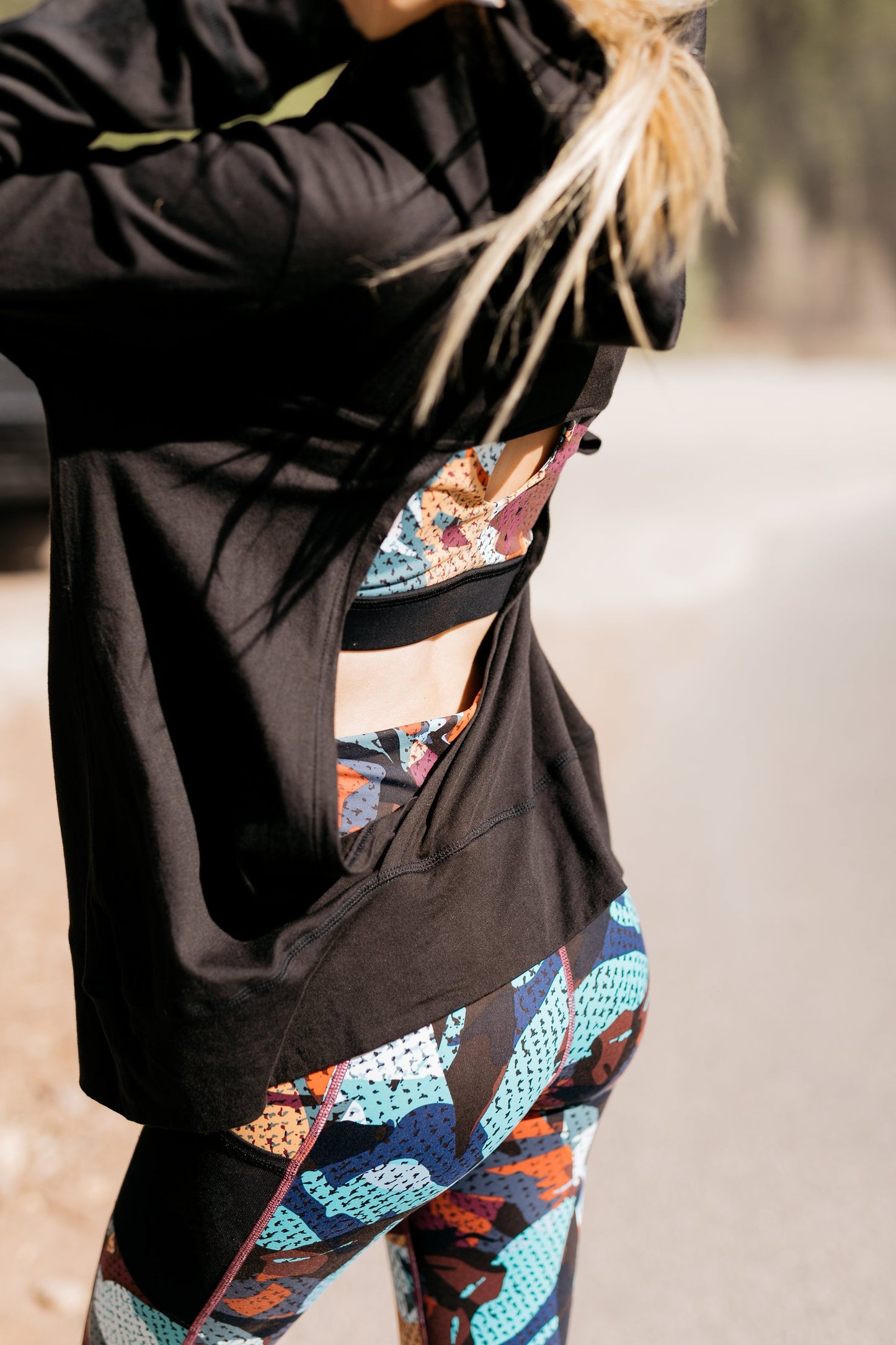 Yin + Yang Open Back Hoodie