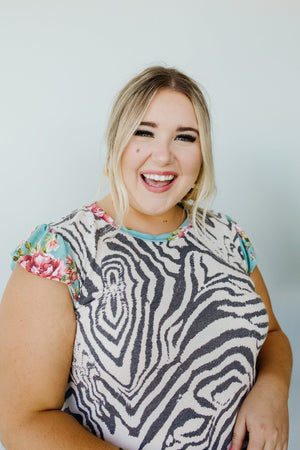 Zany Zebra Top